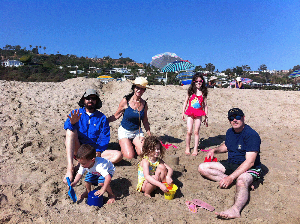 Family At The Beach